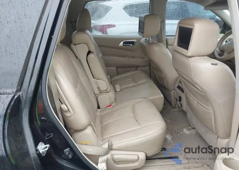 2013 Nissan Pathfinder Platinum из США, поврежденный, VIN 5N1AR2MM9DC642820